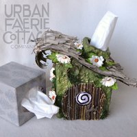 Fairy House Tissue Box Cover