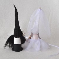 Personalized Wedding Gnome figurines