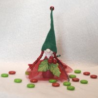 Christmas Gnome Peg doll Figurines