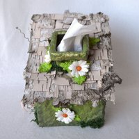 Fairy House Tissue Box Cover