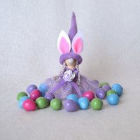 Pastel Easter gnome figurines