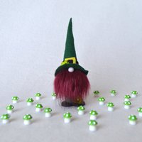 Good Luck Irish Gnome Peg Dolls