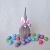 Pastel Easter gnome figurines