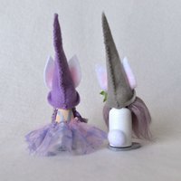 Pastel Easter gnome figurines