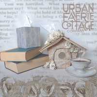 Fairy house Book tissue box cover