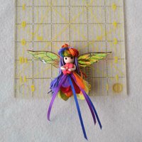 Mini Rainbow flower fairy Doll