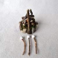 Flickering fairy light campfire Accessory