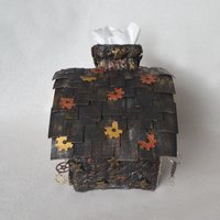 Steampunk Pagan Fairy house tissue box cover