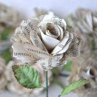 First Anniversary Paper Roses formatting fee