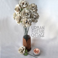 Personalized First Anniversary Wedding Vow Paper Roses