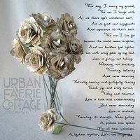 First Anniversary Paper Roses formatting fee