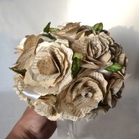 Book page Rose Wedding Bouquet