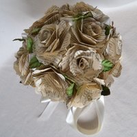 Book page Rose Wedding Bouquet