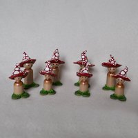 Mini mushroom Peg dolls