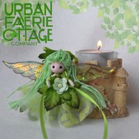 Spring Green fairy doll ornament