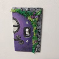 Fairy Door Light switch cover