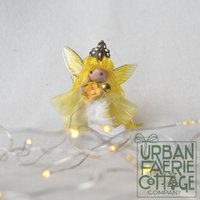 Yellow Christmas Princess fairy doll