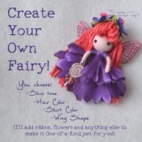 Create you own Custom made fairy doll ornament