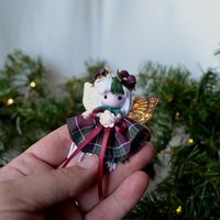 Plaid Christmas Fairy Doll