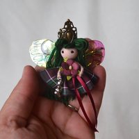 Plaid Christmas Fairy Doll