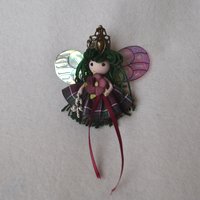 Plaid Christmas Fairy Doll