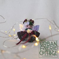 Plaid Christmas Fairy Doll