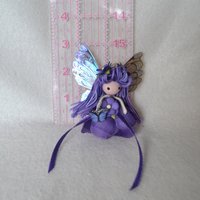 Purple Butterfly fairy doll