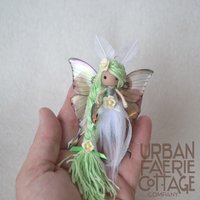 Luna Moth fairy doll