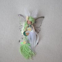 Luna Moth fairy doll