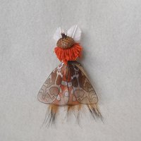 Boy Tiger Moth fairy doll