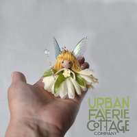 Mini White Flower Princess fairy doll