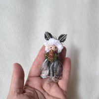 Boy Leopard Moth fairy doll