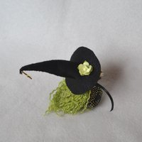 Plant lover Green Witch doll 