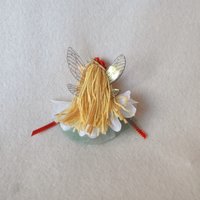 Blonde Mini Christmas Fairy Ornament