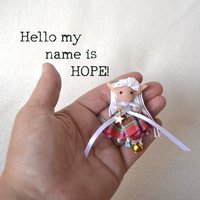 Tiny Christmas Elf Doll Ornament