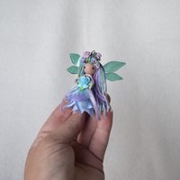 Pastel fairy doll - pink, lavender or pale blue