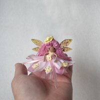 Pastel fairy doll - pink, lavender or pale blue