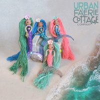 Tiny Mermaid Fairy ornament