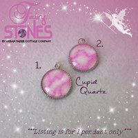 Neck Candy Pink and white pendant- faux stones