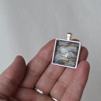 Dragon Smoke pendant or earring set