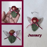 January Birthday flower Fairy - boy or girl doll