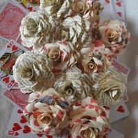 Alice in Wonderland Paper Roses