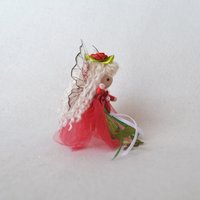 The Cranberry Collection - Red 3" Christmas Fairy Ornament