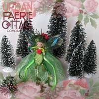 Gaia's Gift - 5" Green Christmas Fairy ornament