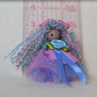 Sugar Plum Fairy Collection - 3" blue and purple Fairy