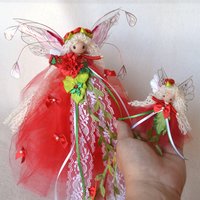 Cranberry Collection - Large Fairy Tree Topper