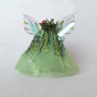 Gaia's Gift - 5" Green Christmas Fairy ornament