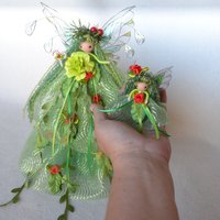 Gaias Gift - Green Fairy Christmas/Yule Tree topper