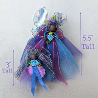 Sugar Plum Fairy Collection - 3" blue and purple Fairy