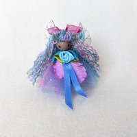 Sugar Plum Fairy Collection - 3" blue and purple Fairy